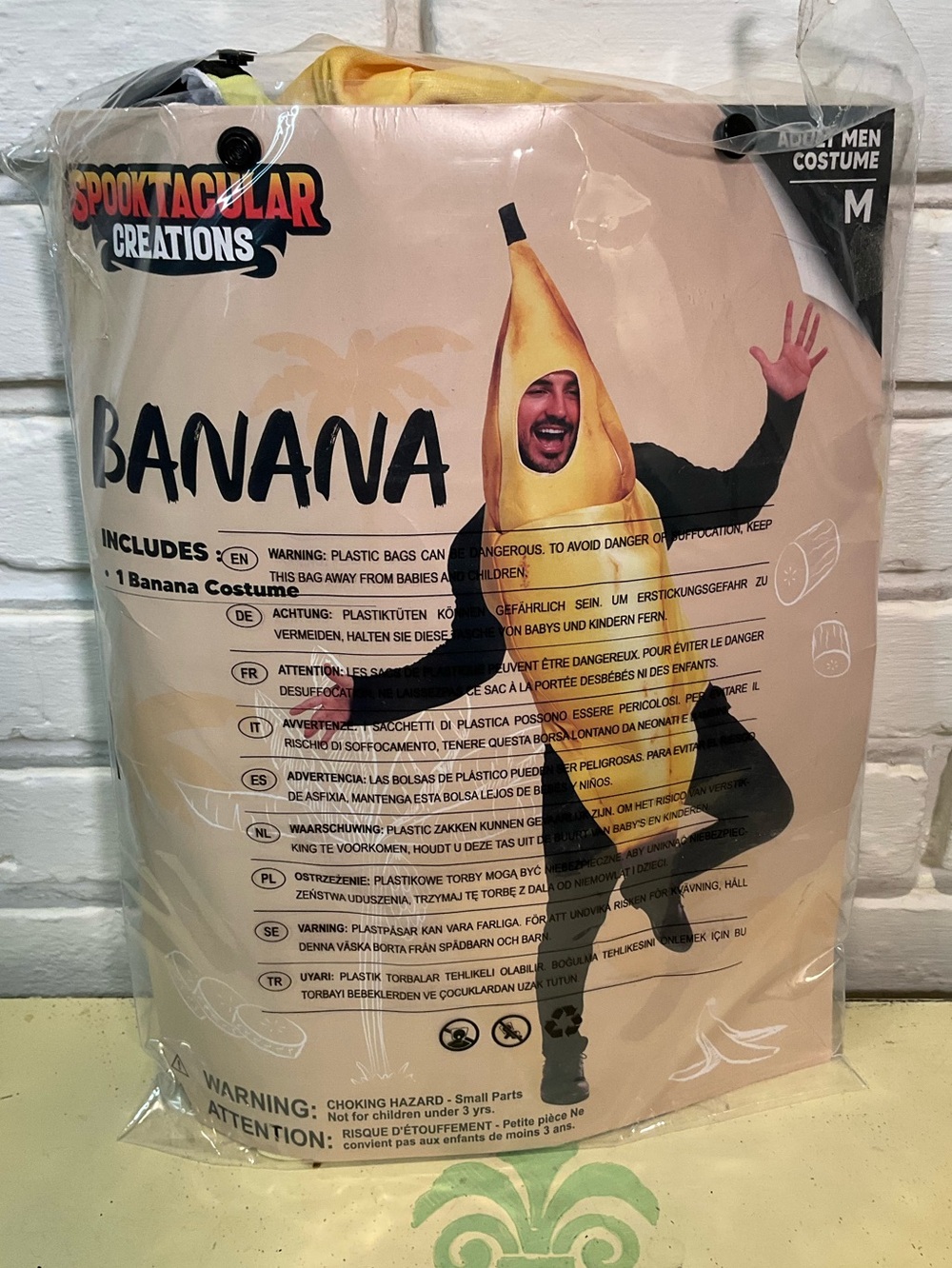 Spooktacular Creations Adult medium Unisex Banana Costume